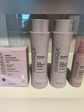 NWT Keranique Hair Care and Growth Set
